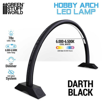 Greenstuff World - Lampada ad arco LED - Darth Black