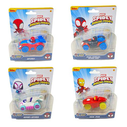 Jazwares - Spidey Veicoli Diecast - Assortimento 1 (Imballo da 8)