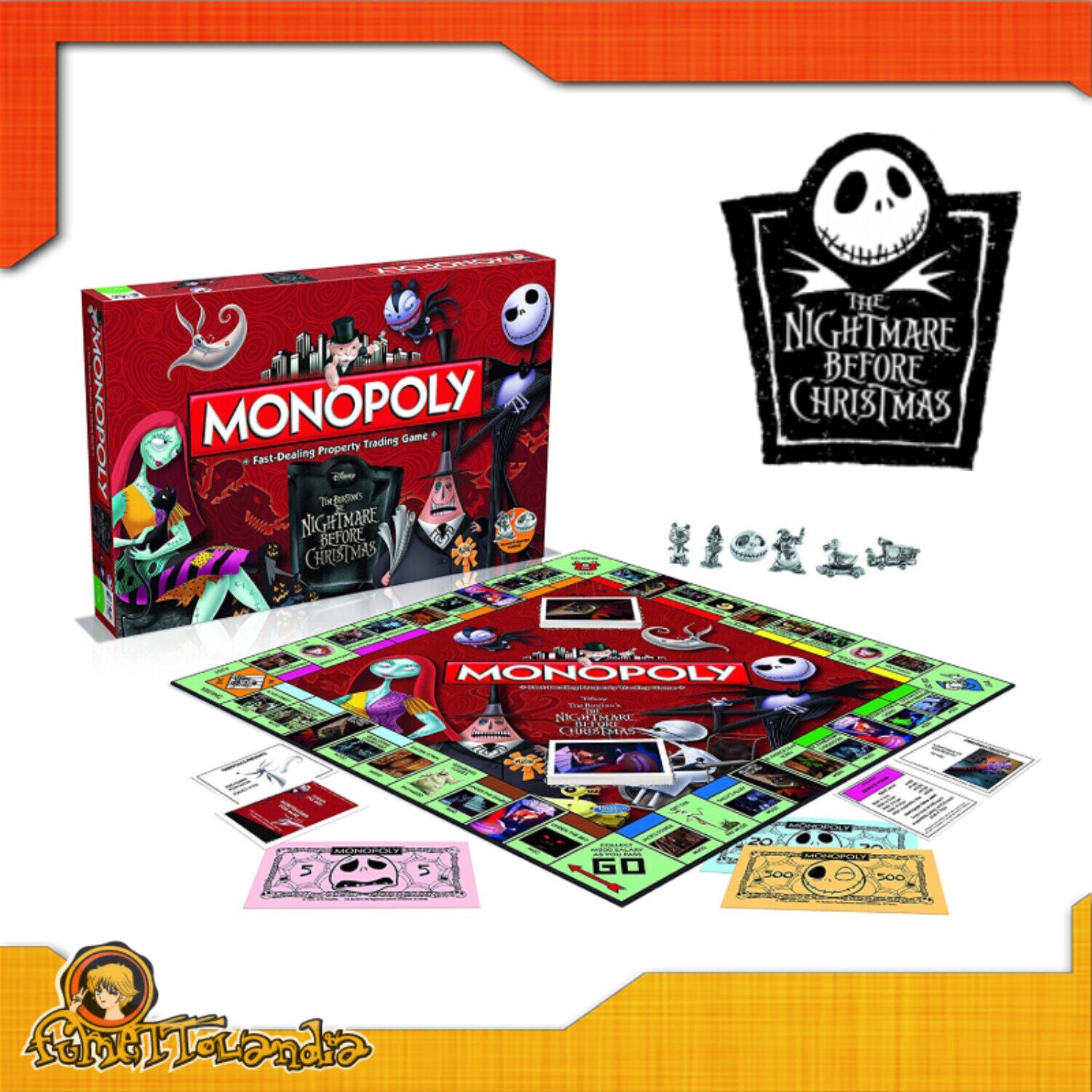 Winning Moves - Monopoly - Nightmare Before Christmas