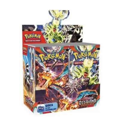 Pokemon Scarlatto e Violetto Ossidiana Infuocata Box 36 bustine