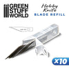 Green Stuff World - Tools - 10x Hobby Knife Blade Refill