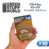 Green Stuff World - Tools - 10x Hobby Knife Blade Refill