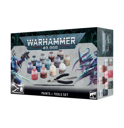 Warhammer 40000 - Paints + Tools Set