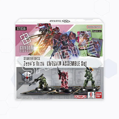 Gundam Card Game - Assemble Starter Set [ST03A] - Display 6x - Zeon's Rush ENG