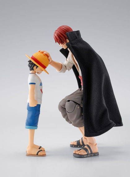 Tamashii Nations - One Piece - S.H.Figuarts Action Figure 2-Pack Shanks & Monkey D. Luffy Childhood Ver.