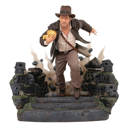 Diamond Select - Indiana Jones: Raiders of the Lost Ark - Deluxe Gallery PVC Statue Escape with Idol 25 cm