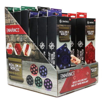Enhance - Tabletop Roll on a Scroll Bag with Dice Assortment (15)