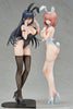 Ikomochi Original Character Statues 1/6 Black Bunny Aoi & White Bunny Natsume 30 - 31 cm