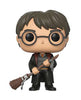 Harry Potter POP! Movies Vinyl Figure Harry with Firebolt & Feather Exclusive 9 cm