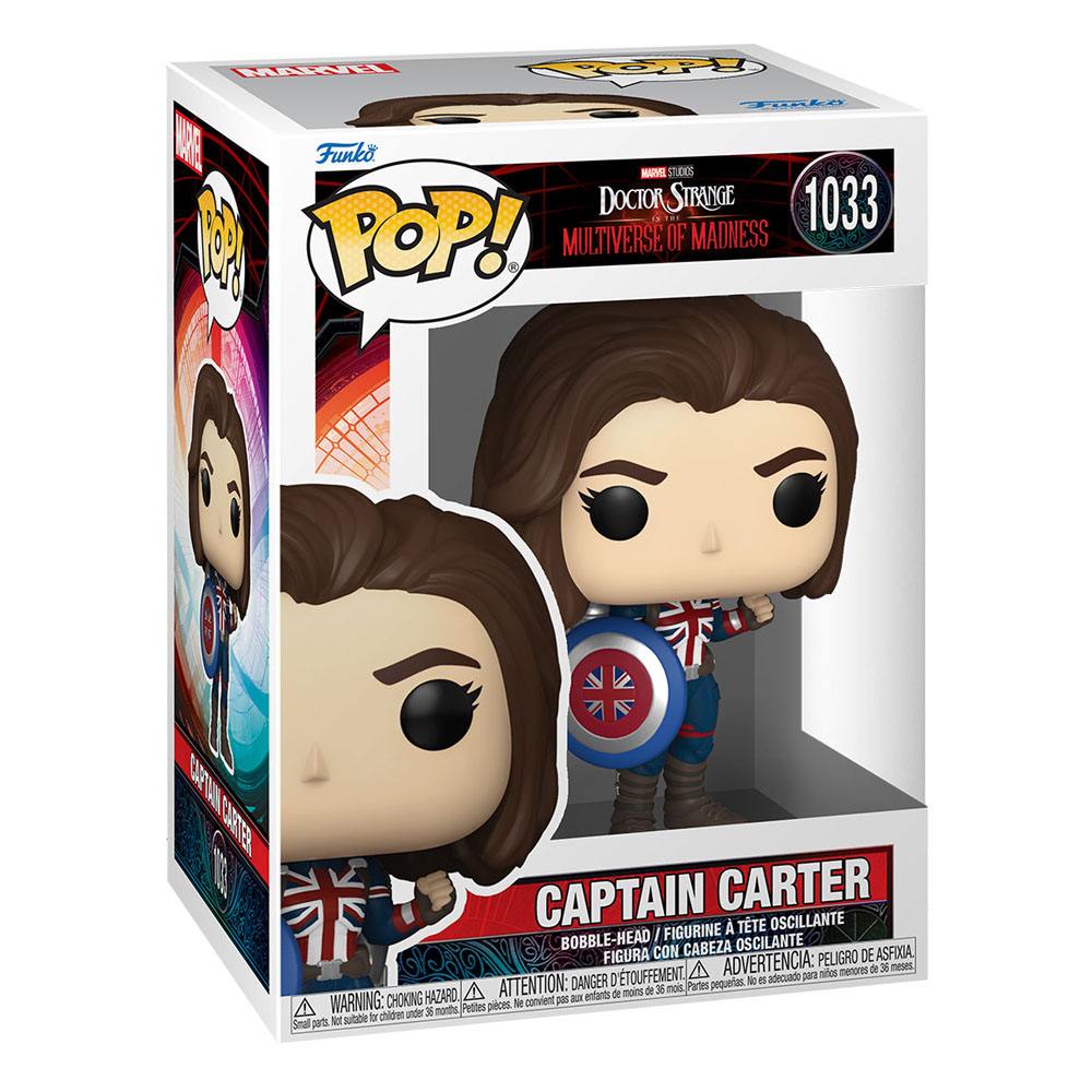 Doctor Strange in the Multiverse of Madness POP! Movies Vinyl Figure Captain Carter 9 cm