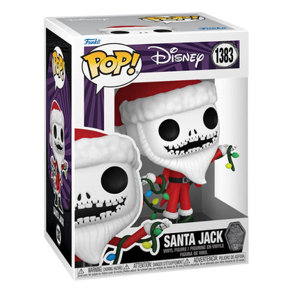 Nightmare before Christmas 30th POP! Disney Vinyl Figure Santa Jack 9 cm