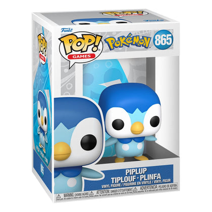 Funko - Pokemon POP! Games Vinyl Figure Piplup (EMEA) 9 cm