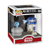 Star Wars POP! Deluxe Vinyl Figure R2D2 w/Leia 9 cm