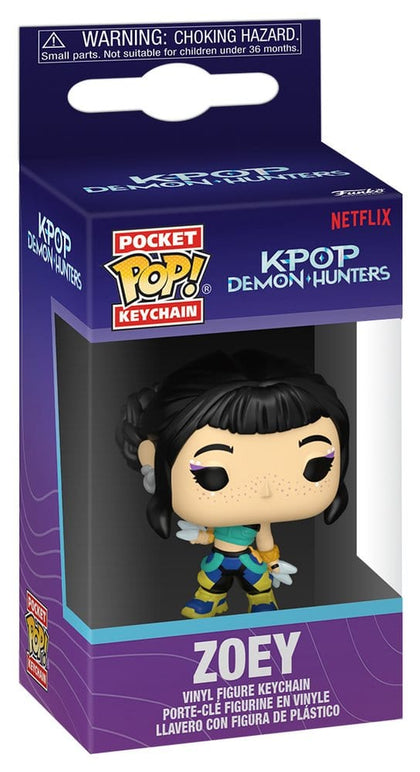 KPop Demon Hunters POP! Vinyl Keychains 4 cm Zoey Display