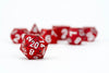 FanRoll - Dragon Storm Sharp Edge Silicone Dice Set - Red Dragon Scales (7)