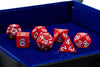 FanRoll - Dragon Storm Sharp Edge Silicone Dice Set - Red Dragon Scales (7)