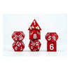 FanRoll - Dragon Storm Sharp Edge Silicone Dice Set - Red Dragon Scales (7)