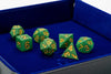 FanRoll - Dragon Storm Sharp Edge Silicone Dice Set - Green Dragon Scales (7)