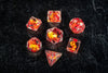 FanRoll - Dragon Storm Inclusion Dice Set - Red Dragon (7)