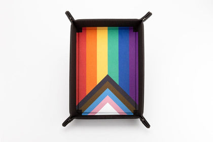 FanRoll - Folding Dice Tray Pride - Rainbow Flag