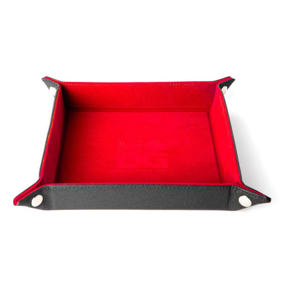 FanRoll - Folding Dice Tray - Velvet Red