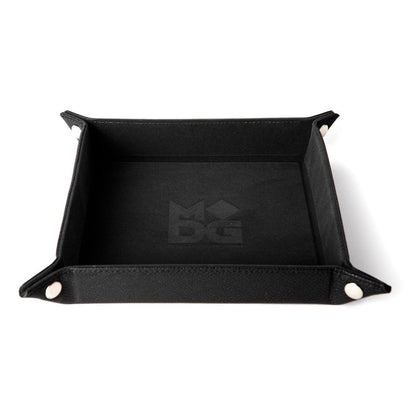 FanRoll - MDG Folding Dice Tray - Black Velvet