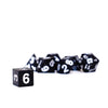 FanRoll - Sharp Edge Silicone Dice Set - Gold Scatter (7)