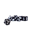 FanRoll - Sharp Edge Silicone Dice Set - Gold Scatter (7)
