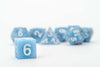 FanRoll - Sharp Edge Silicone Dice Set - Volcanic Soot (7)
