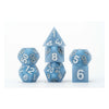 FanRoll - Sharp Edge Silicone Dice Set - Volcanic Soot (7)
