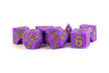 FanRoll - Sharp Edge Silicone Dice Set - Regal Ricochet (7)