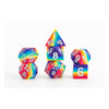 FanRoll - Sharp Edge Silicone Dice Set - Rainbow (7)