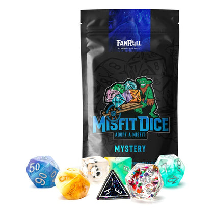 FanRoll - Misfit Dice Set - Blind Bag - Display (12) - Resin Assortment