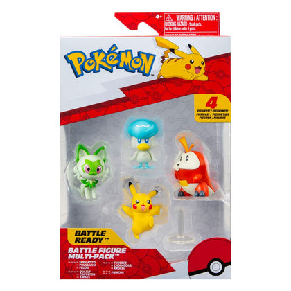 Jazwares - Pokémon Gen IX - Battle Figure Set Figure 4-Pack