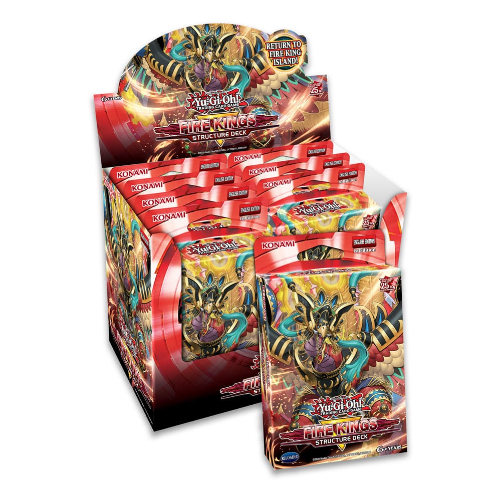 best fire decks yugioh Yu-Gi-Oh! - Structure Deck - Fire Kings - Display (8)