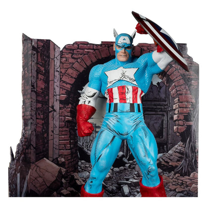 McFarlane Toys - Marvel PVC Statue 1/6 Captain America (The Amazing Spider-Man #323) 28 cm