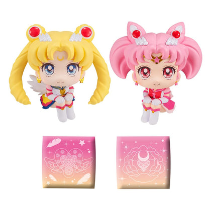 Sailor Moon Cosmos The Movie Look Look Up PVC Statues Eternal Sailor Moon & Eternal Sailor Chibi Moon LTD Ver. 11 cm