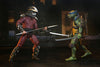 NECA - Teenage Mutant Ninja Turtles (1990 Movie) - Action Figure Roof Top Battle Shredder vs Leo 18 cm