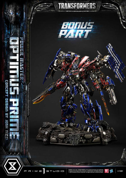 Transformers Museum Masterline Statue Powermaster Optimus Prime Concept by Josh Nizzi Ultimate Bonus Version 99 cm 