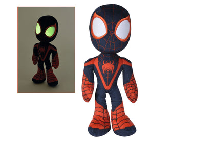 Marvel - Plush Figure - Glow In The Dark Eyes - Miles Morales 25 cm