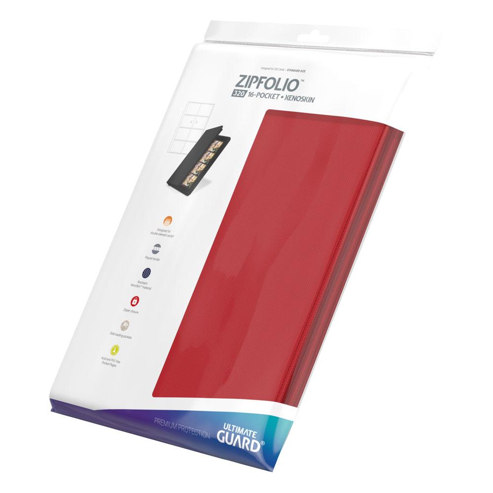 Ultimate Guard - Zipfolio 320 - 16-Pocket XenoSkin - Red – Legacy