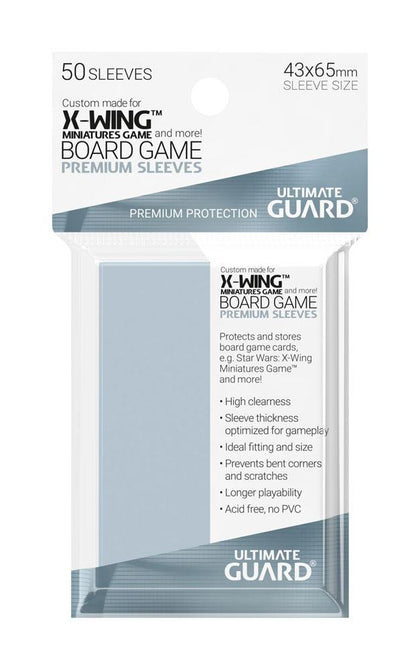 Ultimate Guard - Premium Soft Sleeves for Board Game Cards Star Wars™ X-Wing™ Miniatures Game - 50 pcs