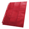 Ultimate Guard - 18-Pocket Pages Side-Loading - Red 50 pcs