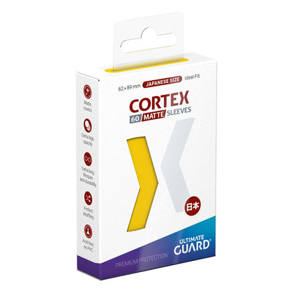 Ultimate Guard - Cortex Sleeves - Matte - Japanese Size (60) - Yellow