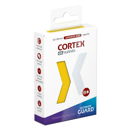 Ultimate Guard - Cortex Sleeves - Japanese Size (60) - Yellow