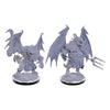 Wizkids - D&D Nolzur's Marvelous Miniatures miniature Unpainted Draconian Foot Soldier & Mage