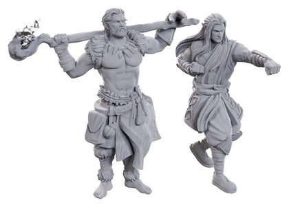 Wizkids - D&D Nolzur's Marvelous Miniatures Unpainted Miniatures 2-Pack - Archdruid & Martial Arts Adept