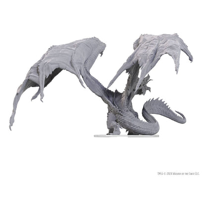 Wizkids -D&D Nolzur's Marvelous Miniatures Unpainted Miniature Adult Red Dragon Tyrant 18 cm