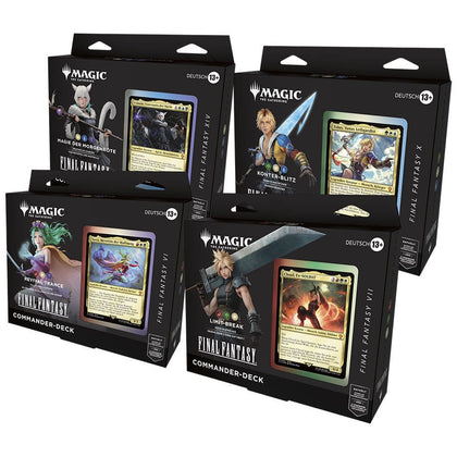 Magic the Gathering - Final Fantasy - Commander Decks Display (4) - Ger