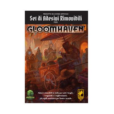 Gloomhaven 2a Edizione - Mappa e Set di Adesivi Rimovibili